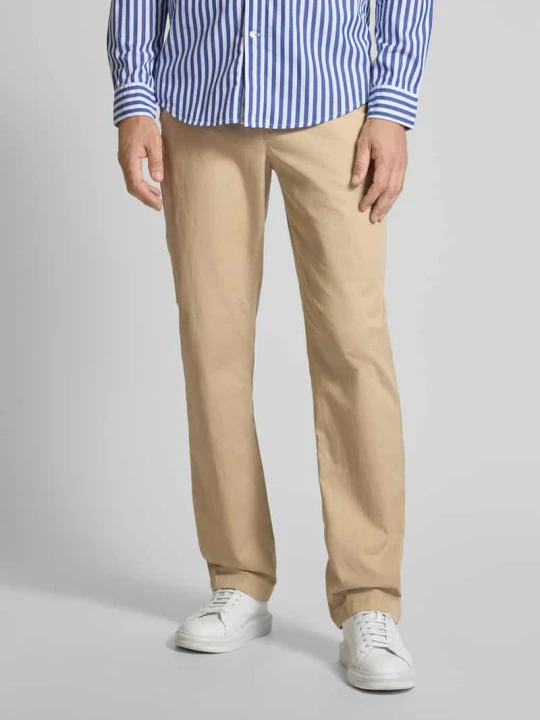 Zdjęcie produktu Chinos o kroju regular fit z mieszanki bawełny Tommy Hilfiger Beżowy