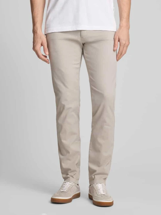 Zdjęcie produktu Chinos o kroju slim fit z mieszanki bawełny Boss Piaskowy