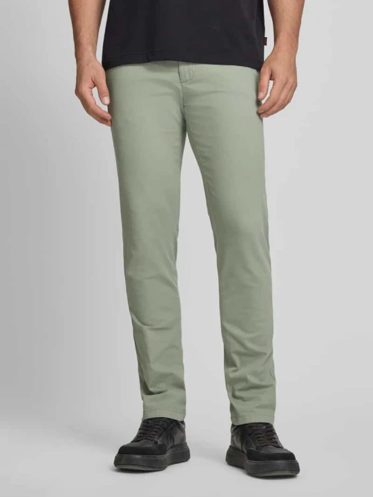 Zdjęcie produktu Chinos o kroju slim fit z mieszanki bawełny Boss Zielony
