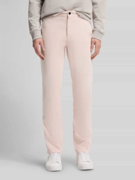 Zdjęcie produktu Chinos o kroju slim fit z mieszanki bawełny Boss Jasnoróżowy