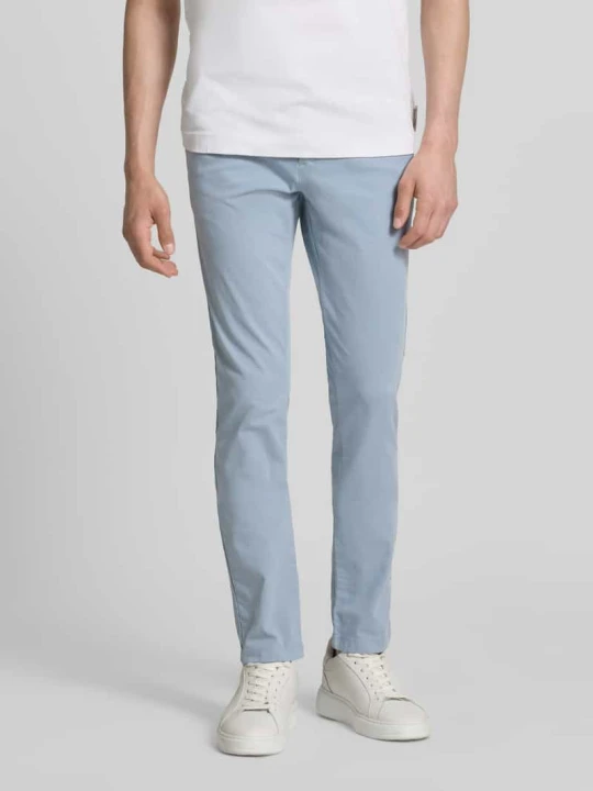 Zdjęcie produktu Chinos o kroju slim fit z mieszanki bawełny Boss Jasnoniebieski