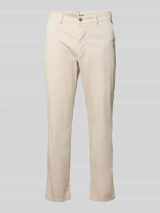 Zdjęcie produktu Chinos o kroju straight fit z mieszanki bawełny Drykorn Écru
