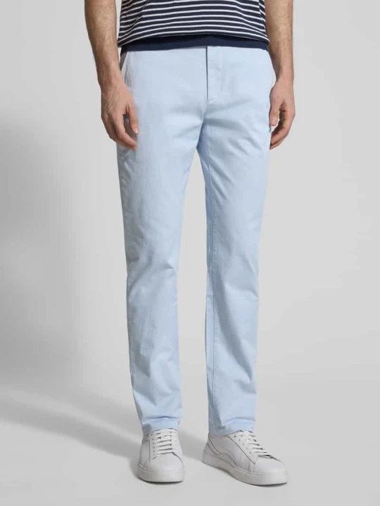 Zdjęcie produktu Chinosy o kroju regular fit z mieszanki bawełny model 'Denton' Tommy Hilfiger Jasnoniebieski