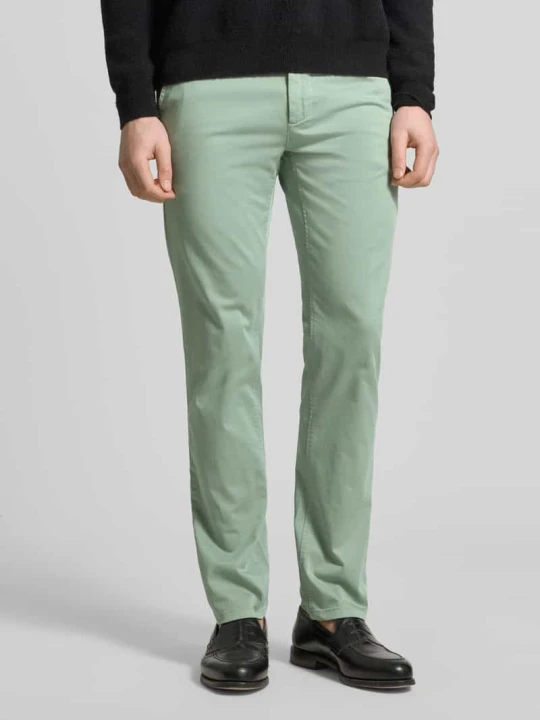Zdjęcie produktu Chinos o kroju slim fit z mieszanki bawełny Boss Zielony