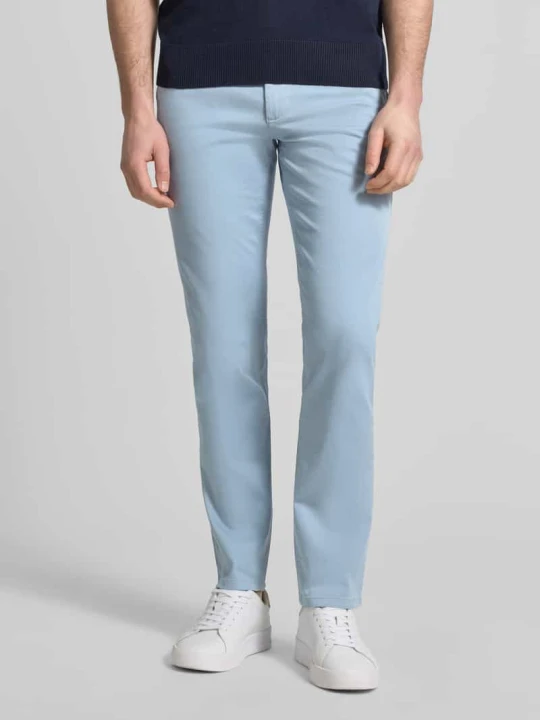 Zdjęcie produktu Chinos o kroju slim fit z mieszanki bawełny Boss Jasnoniebieski