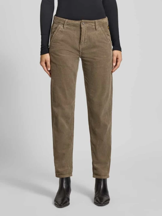 Zdjęcie produktu Spodnie sztruksowe o kroju boyfriend fit model ‘Kate’ G-Star Raw Khaki