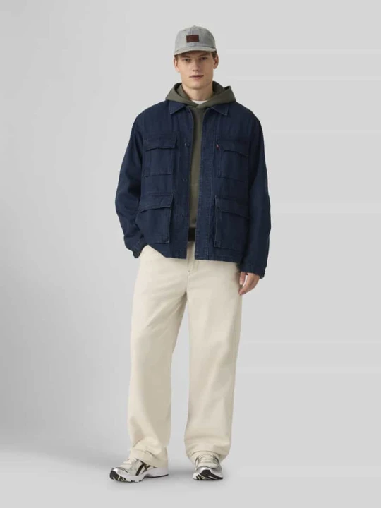 Zdjęcie produktu Chinosy o kroju loose fit z czystej bawełny Levi's Złamany biały