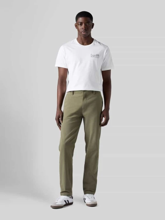 Zdjęcie produktu Chinosy o kroju regular fit z czystej bawełny Levi's Oliwkowy