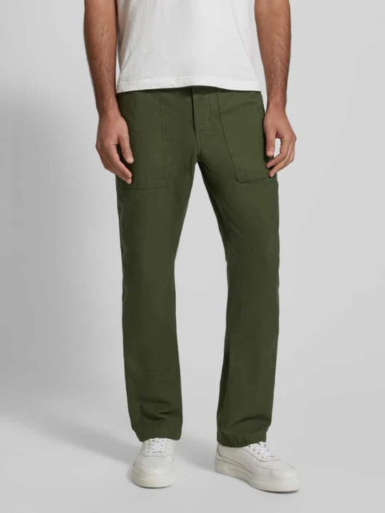 Zdjęcie produktu Chinosy o kroju regular fit z czystej bawełny model ‘MERCER’ Tommy Hilfiger Khaki