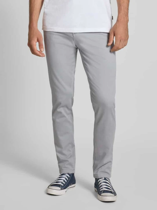 Zdjęcie produktu Chino o kroju regular fit z domieszką stretchu model 'MARCO' Jack&Jones Srebrny