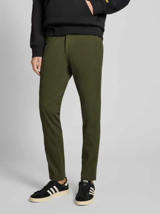Zdjęcie produktu Chinosy o kroju regular fit z dodatkiem streczu model ‘MARCO’ Jack&Jones Ciemnozielony