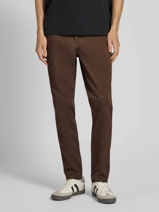 Zdjęcie produktu Chinosy o kroju regular fit z dodatkiem streczu model ‘MARCO’ Jack&Jones Ciemnobrązowy
