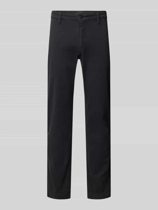 Zdjęcie produktu chinosy o kroju regular fit z mieszanka bawełny model 'CHINO II' Levi's Czarny