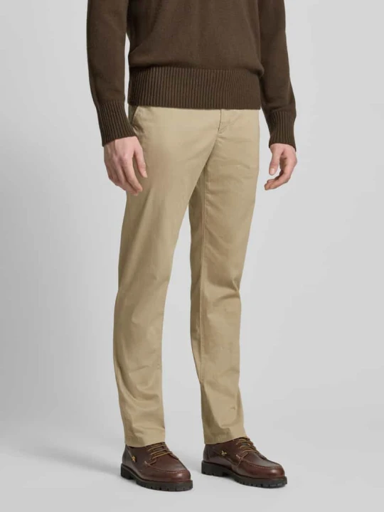 Zdjęcie produktu Chinosy o kroju regular fit z mieszanki bawełny model ‘DENTON’ Tommy Hilfiger Beżowy