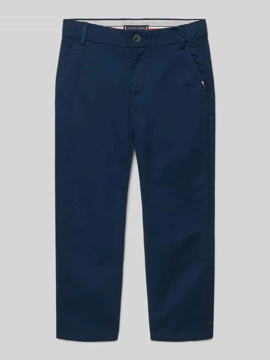Zdjęcie produktu Regular Fit chino z mieszanki bawełny Tommy Hilfiger Granatowy