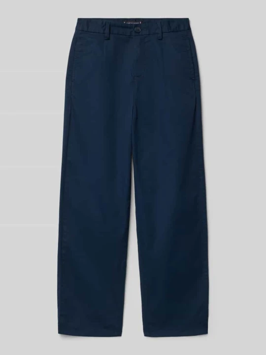 Zdjęcie produktu Chinosy o kroju regular fit z mieszanki bawełny Tommy Hilfiger Granatowy