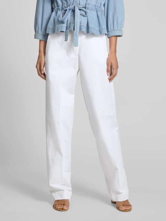 Zdjęcie produktu Chinosy o kroju relaxed fit z czystej bawełny Tommy Hilfiger Biały