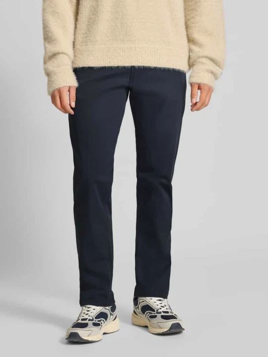 Zdjęcie produktu Chino o kroju relaxed fit z kieszeniami z tyłu model 'KANE' Jack&Jones Granatowy