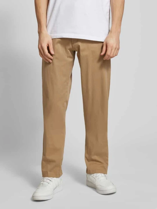 Zdjęcie produktu Chinosy o kroju relaxed fit ze szlufkami na pasek model ‘KANE’ Jack&Jones Beżowy