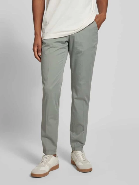 Zdjęcie produktu Chinosy o kroju slim fit w kant model ‘Jorck’ Baldessarini Limonkowy