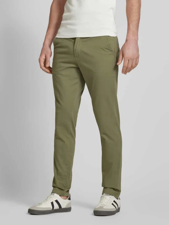 Zdjęcie produktu Chinosy ze szlufkami na pasek model ‘MARCO BOWIE’ Jack&Jones Oliwkowy