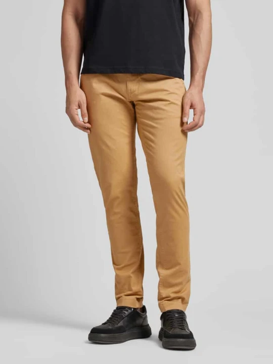 Zdjęcie produktu Chinosy o kroju regular fit z mieszanki bawełny model 'SCANTON' Tommy Jeans Beżowy