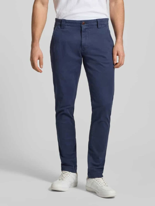 Zdjęcie produktu Chinosy o kroju regular fit z mieszanki bawełny model 'SCANTON' Tommy Jeans Granatowy