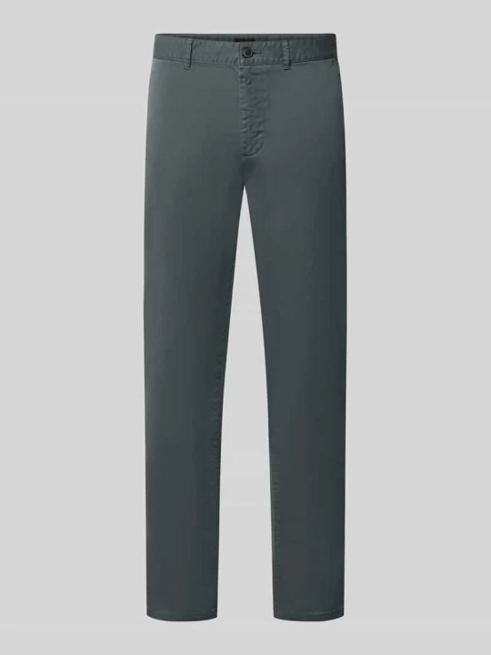Zdjęcie produktu Chinosy o kroju slim fit z mieszanka bawełny model 'Chino Slim' Boss Butelkowy zielony