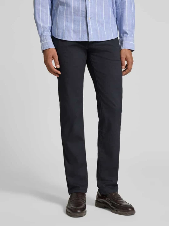 Zdjęcie produktu Chinos o kroju slim fit z mieszanki bawełny Boss Czarny