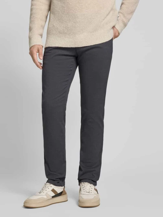 Zdjęcie produktu Chinos o kroju slim fit z mieszanki bawełny Boss Granatowy