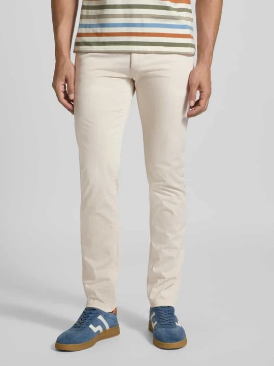 Zdjęcie produktu Chinosy o kroju slim fit z mieszanki bawełny Boss Gliniany