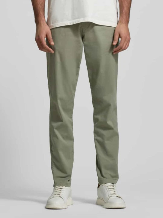 Zdjęcie produktu Chinosy o kroju slim fit z mieszanki bawełny Selected Homme Khaki