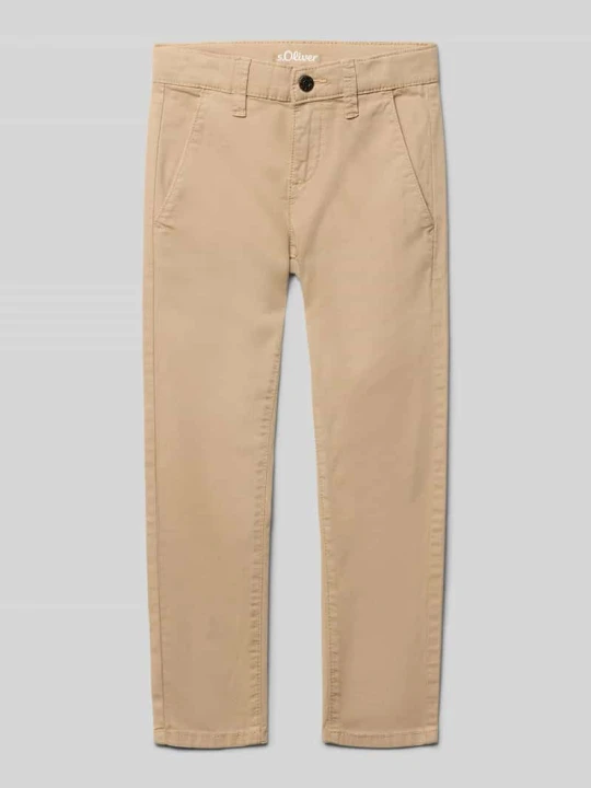 Zdjęcie produktu Chinosy o kroju slim fit z Mieszanka bawełny Model 'BRAD' s.Oliver Beżowy