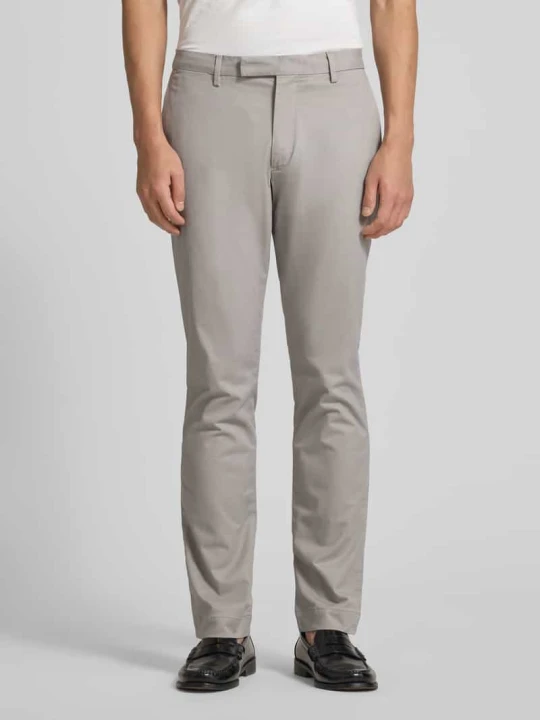 Zdjęcie produktu Chinosy o kroju slim fit z mieszanki bawełny Polo Ralph Lauren Średnioszary