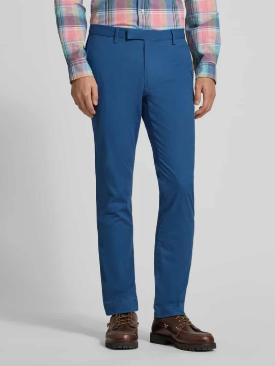 Zdjęcie produktu Chinosy o kroju slim fit z mieszanki bawełny Polo Ralph Lauren Granatowy