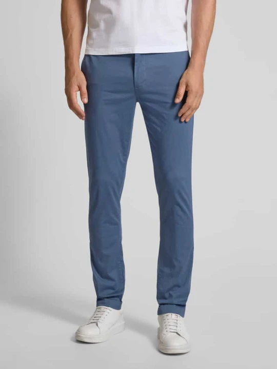 Zdjęcie produktu Chinosy o kroju slim fit z mieszanki bawełny Tommy Hilfiger Petrol
