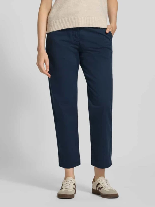 Zdjęcie produktu Chinosy o kroju slim fit z mieszanki bawełny Tommy Hilfiger Granatowy