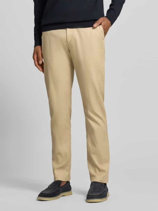 Zdjęcie produktu Chinos o kroju regular fit z mieszanki bawełny Tommy Hilfiger Beżowy