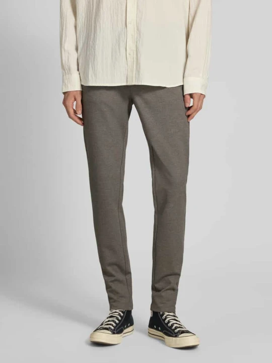 Zdjęcie produktu Chinosy o kroju slim fit z mieszanki wiskozy model ‘MARK’ Only & Sons Jasnobrązowy
