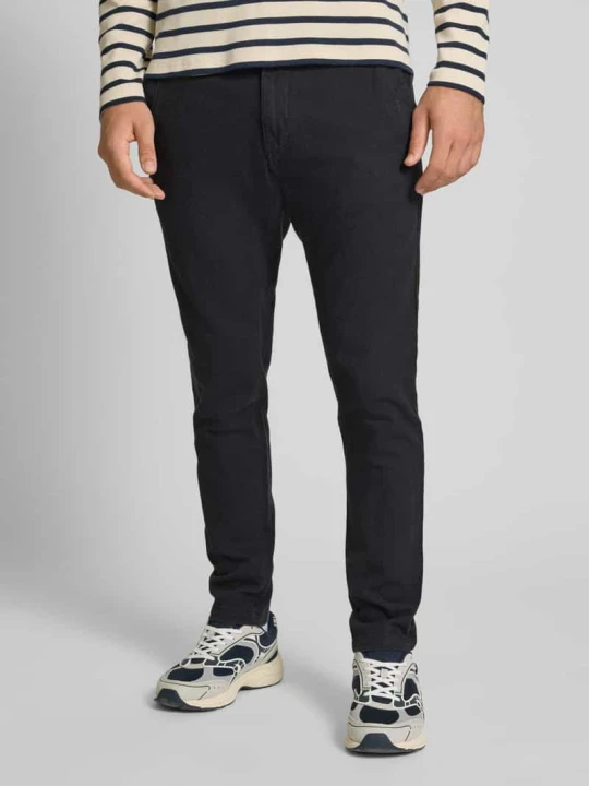 Zdjęcie produktu Chinosy o kroju slim fit z wpuszczanymi kieszeniami model ‘Bronson’ G-Star Raw Ciemnoniebieski