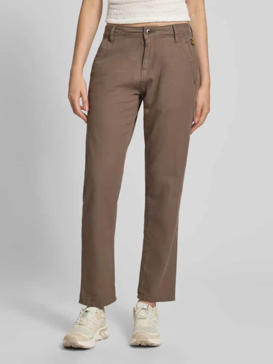Zdjęcie produktu Chinosy o kroju straight fit z czystej bawełny G-Star Raw Khaki