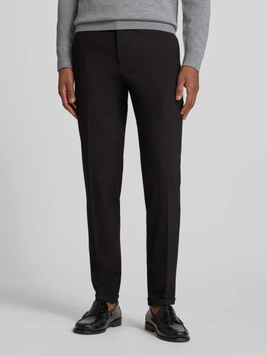 Zdjęcie produktu Spodnie materiałowe o kroju slim fit z dodatkiem wiskozy Model 'MAliam' Matinique Czarny