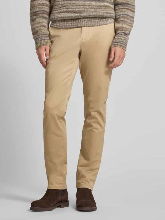 Zdjęcie produktu Chinosy o kroju slim fit z kieszeniami z tyłu MCNEAL Beżowy