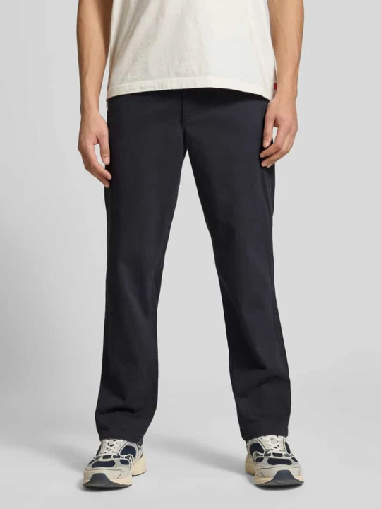 Zdjęcie produktu Chinosy o kroju straight fit z kieszeniami z tyłu Model 'Stollie' Jack&Jones Granatowy