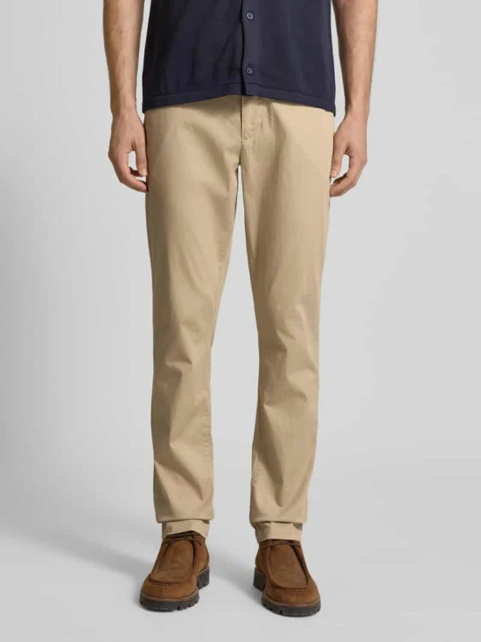 Zdjęcie produktu Chinos o kroju straight fit z mieszanki bawełny Tommy Hilfiger Beżowy