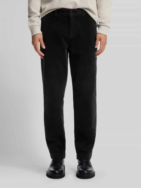 Zdjęcie produktu Chinosy o kroju tapered fit z mieszanki bawełny Boss Ciemnobrązowy