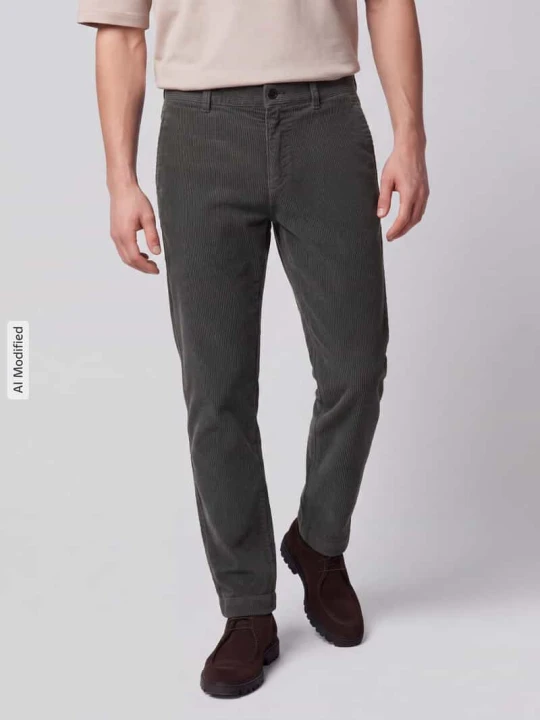 Zdjęcie produktu Chinosy o kroju tapered fit z mieszanki bawełny Boss Jasnozielony