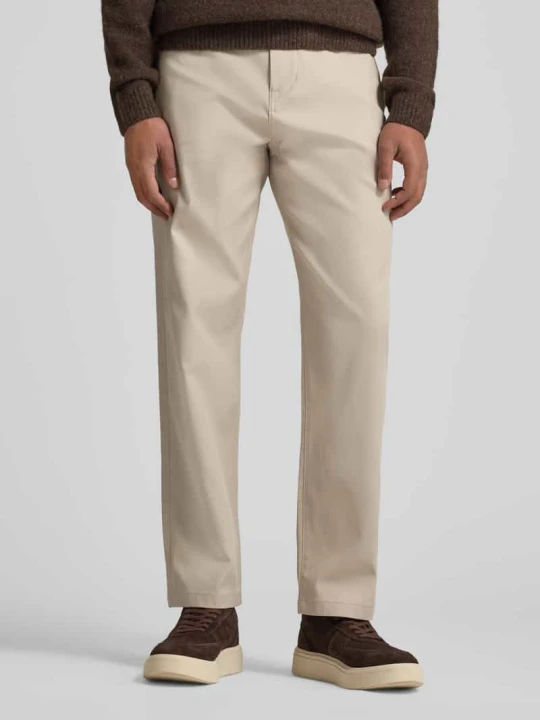 Zdjęcie produktu Chino w kroju regular fit ze sznurkiem w pasie Boss Beżowy