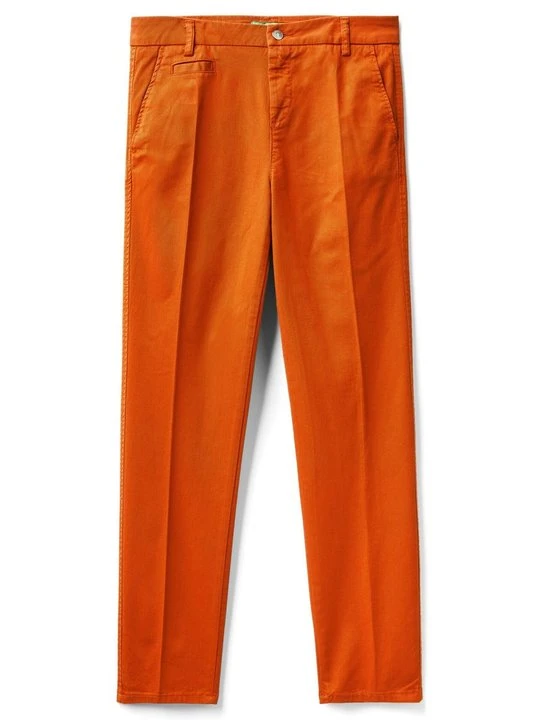 Zdjęcie produktu Chinosy United Colors Of Benetton pomarańczowy