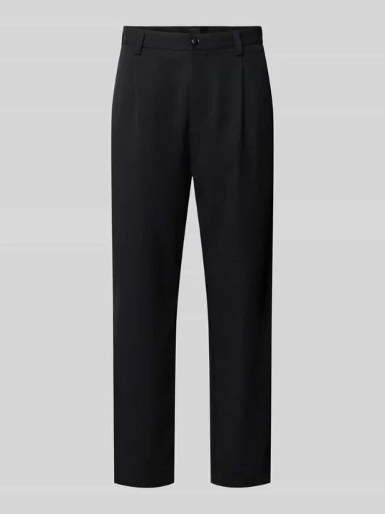 Zdjęcie produktu Chinosy w kroju tapered z dodatkiem wełny model 'Chino' Boss Czarny